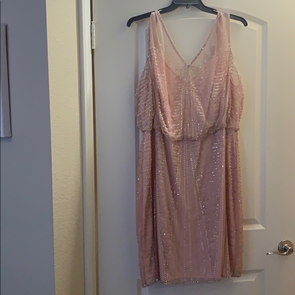 New with tags!! Plus size pink and sequins!